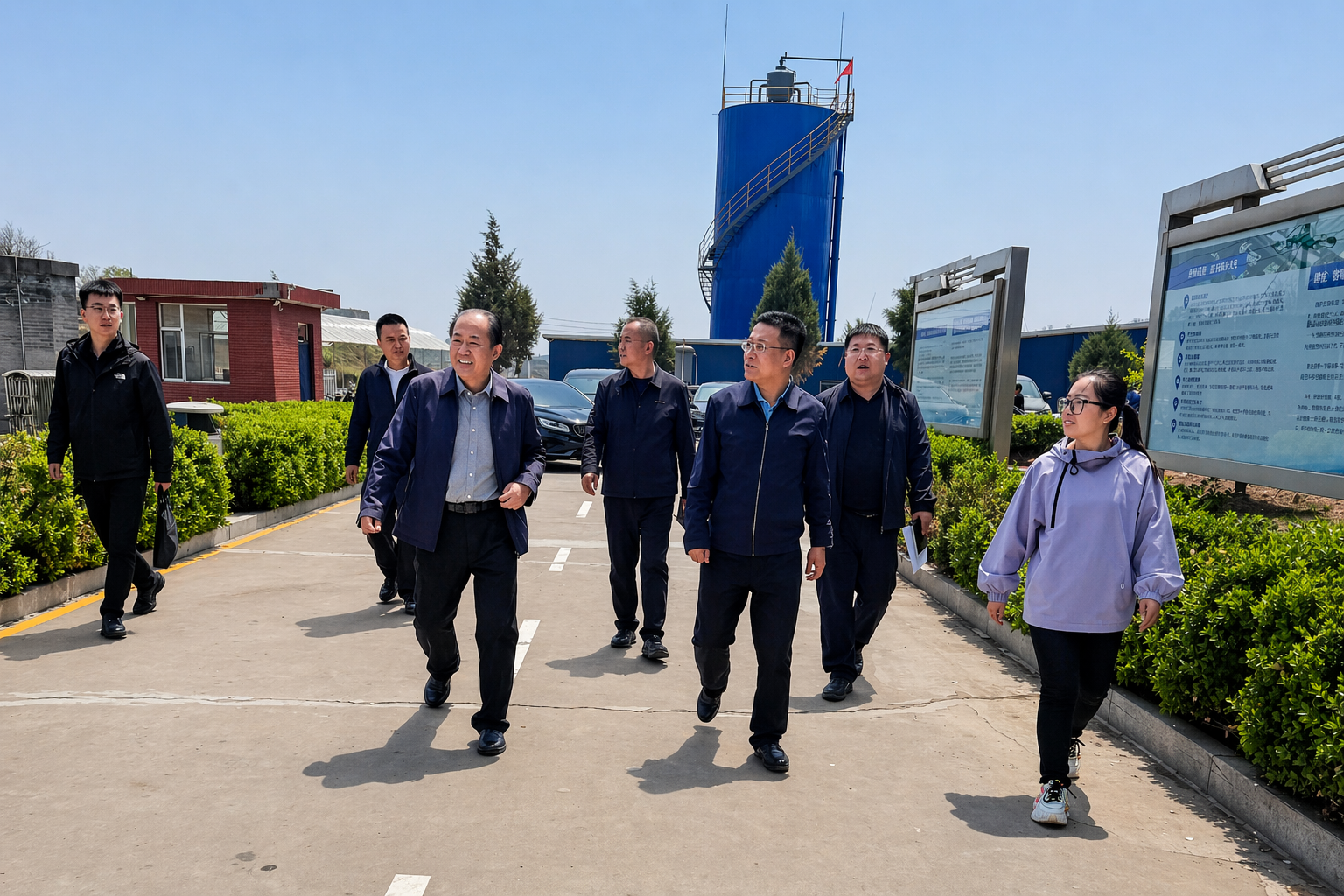 山西省晋中市榆社县县委常委、常务副县长张哲清一行实地调研泓九原生肽